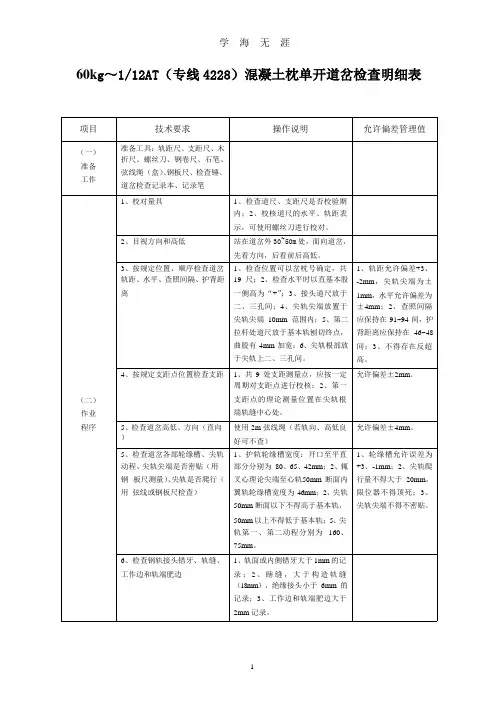 道岔检查方法(整理).pptx