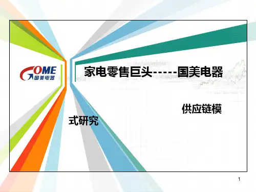 国美供应链分析PPT课件