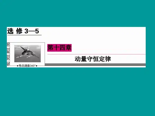 2015届高考物理一轮复习 14-1动量守恒定律及其应用课件