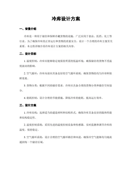 冷库设计方案