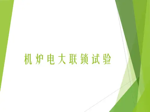 机炉电大联锁