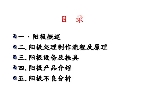阳极氧化