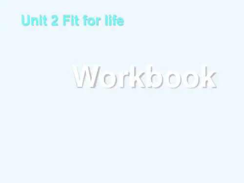 牛津高中英语模块7unit2workbook