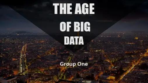 bigdata精品PPT课件