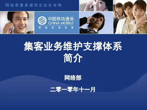 集客维护支撑体系for培训43页
