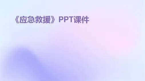 《应急救援》课件