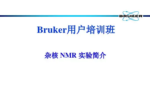 布鲁克核磁共振培训-13C-nmr-chs
