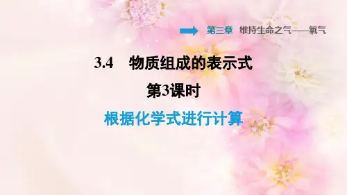 根据化学式进行计算PPT授课课件