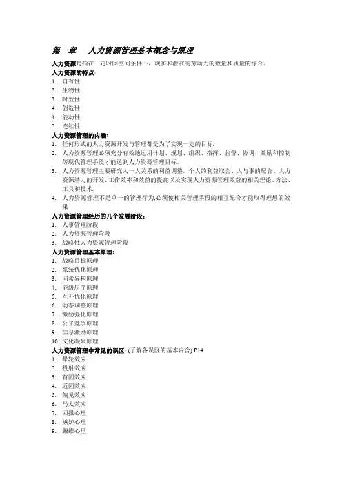 人力资源管理概论