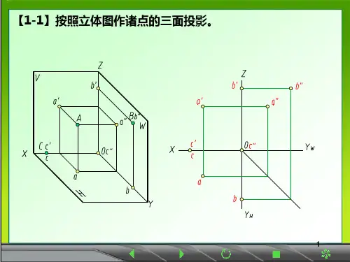画法几何习题解答
