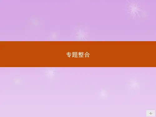 高中生物人教版选修3课件5专题整合