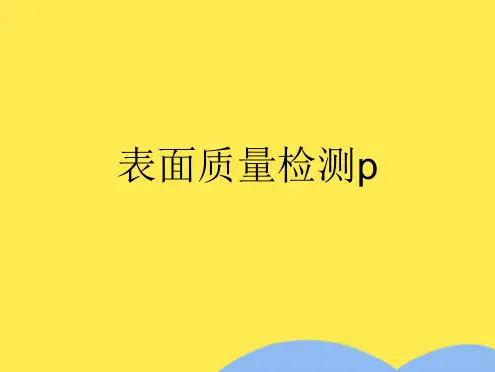 表面质量检测p(分析“缺陷”文档)共10张PPT