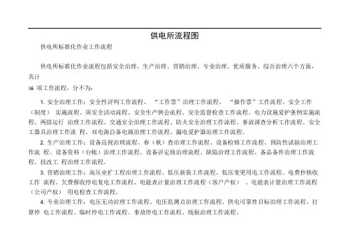 供电所流程图