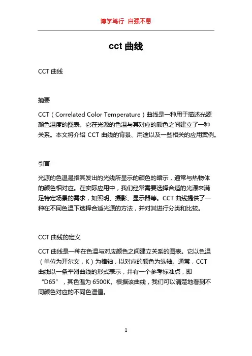 cct曲线