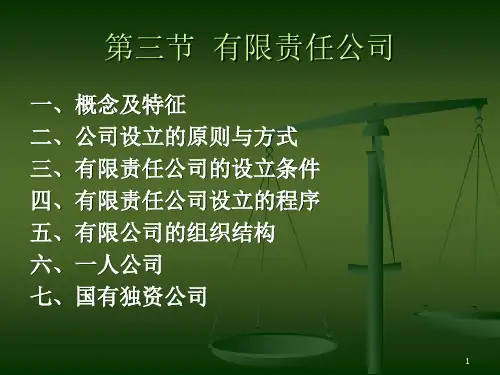 有限责任公司ppt课件