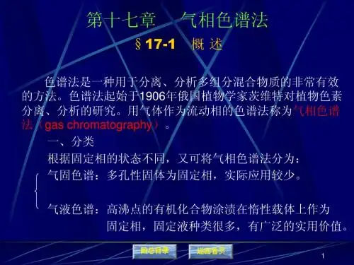 气相色谱法(上课实用)