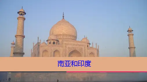 区域地理复习之南亚和印度(共42张ppt)