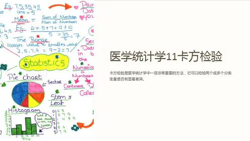 医学统计学11卡方检验
