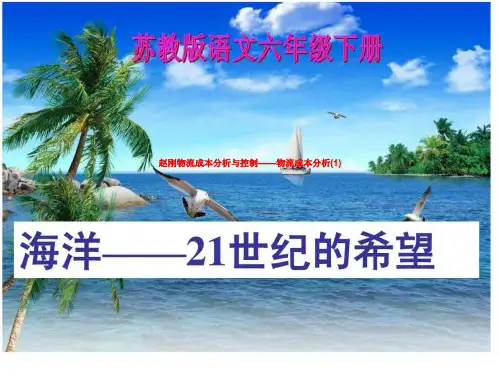 赵刚物流成本分析与控制——物流成本分析(1)