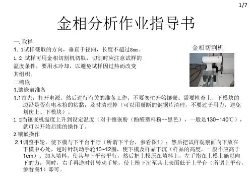 金相分析作业指导书