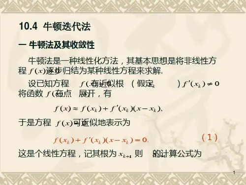 第三节 牛顿迭代法
