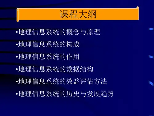 第一讲GIS概论