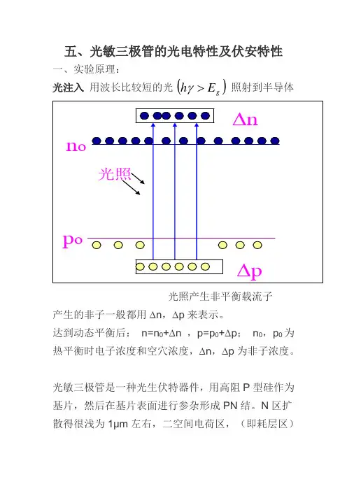 实验六光敏三极管