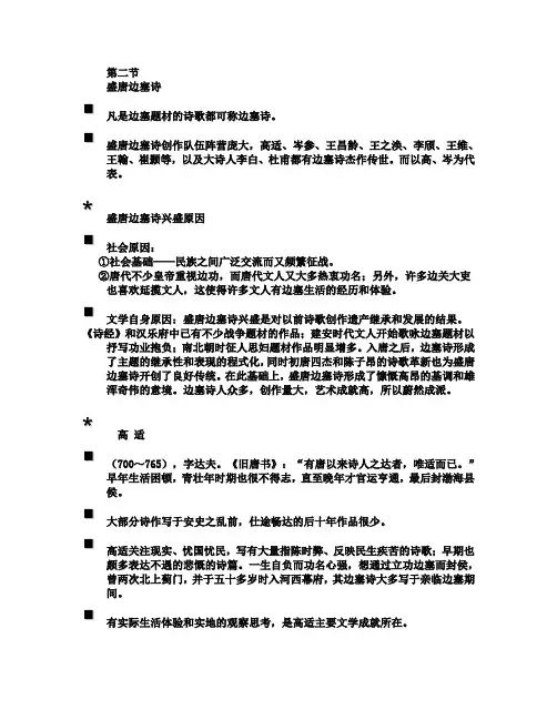 第二章盛唐诗歌第二节