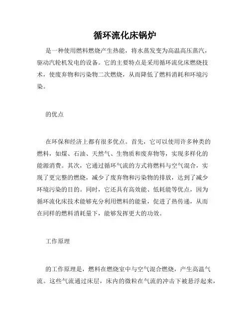 循环流化床锅炉