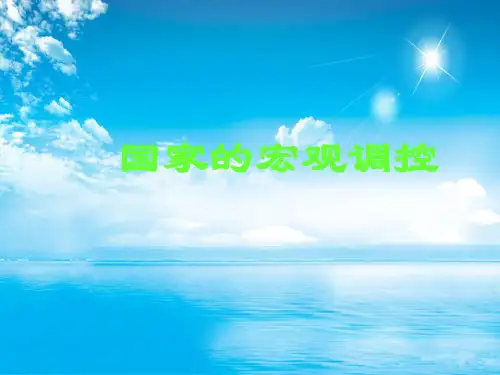 国家的宏观调控PPT教学课件