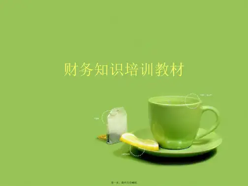 财务知识培训教材