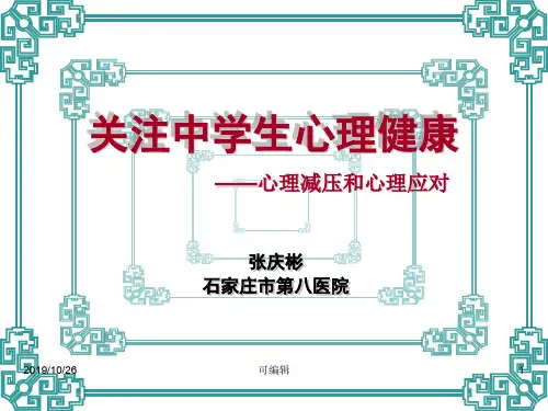 青少年心理健康PPT课件
