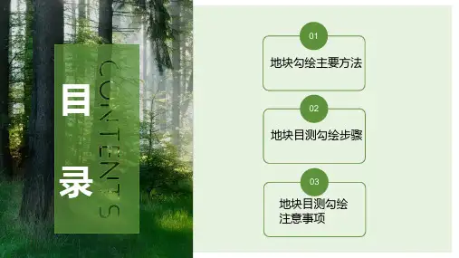 地形图的识别与应用—地形图在森林调查中的应用(森林调查课件)