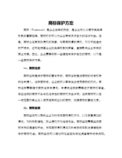 商标保护方案