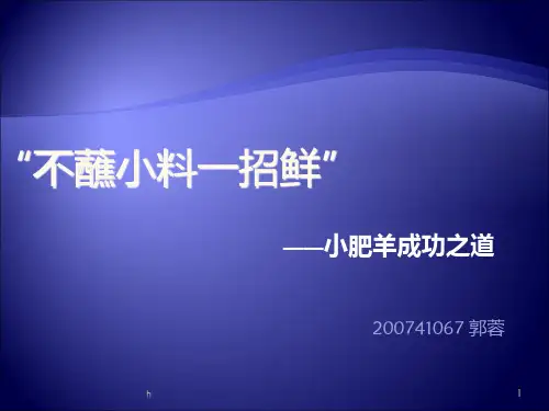 案例分析——小肥羊