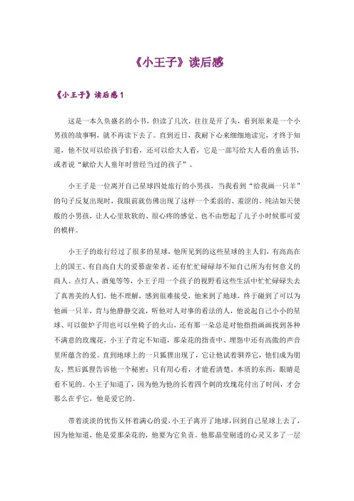 《小王子》读后感_10