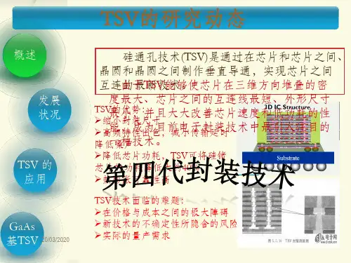 硅通孔技术TSV研究ppt课件