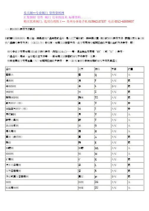 世界各国钢材牌号对照表