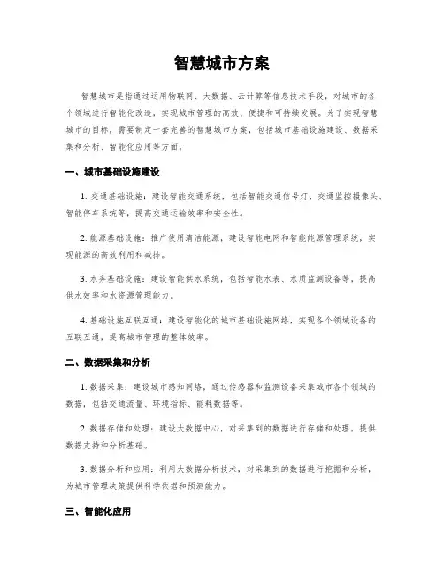 智慧城市方案