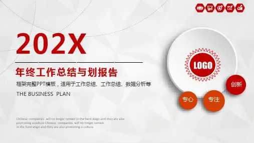 简约2020年终工作总结与计划报告PPT演示课件