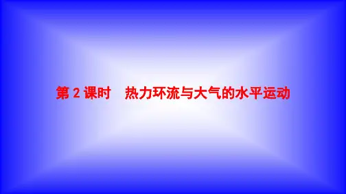 大气环境2：热力环流与大气的水平运动(共51张PPT)