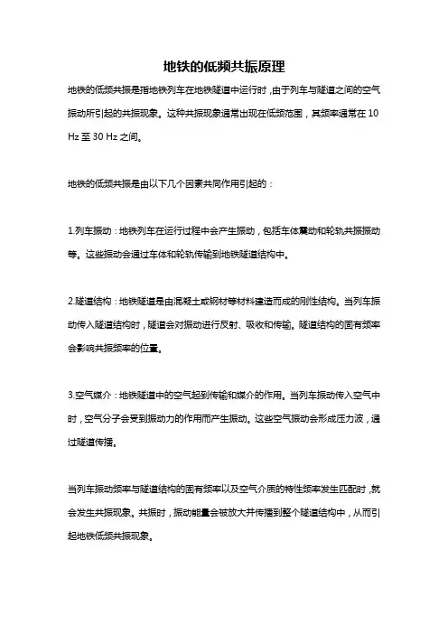 地铁的低频共振原理