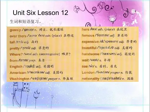 青少版新概念英语1A-Unit6-12