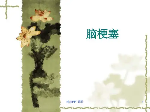 脑梗塞的中医治疗ppt课件