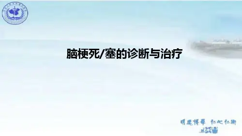 急性脑梗塞的诊断、治疗及预防(全)