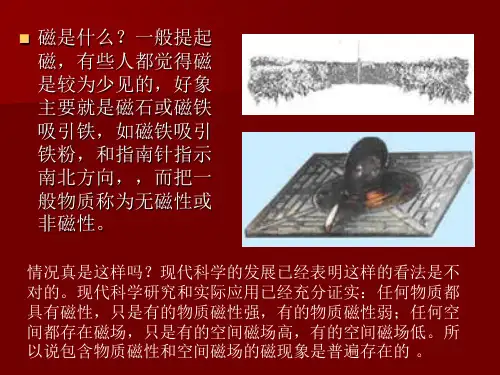 磁现象及其应用