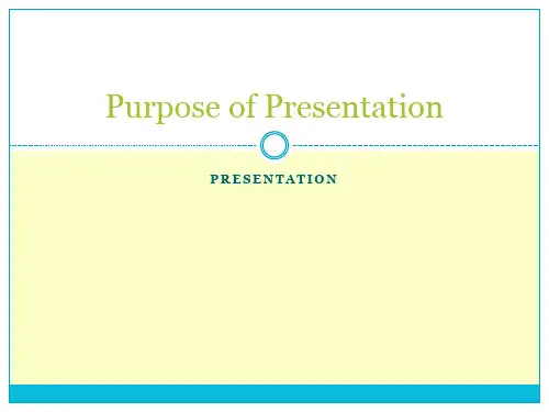PRESENTATION
