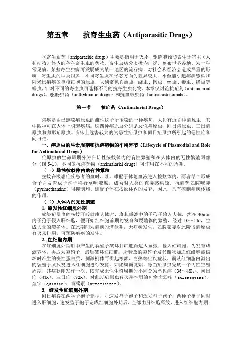 抗寄生虫药