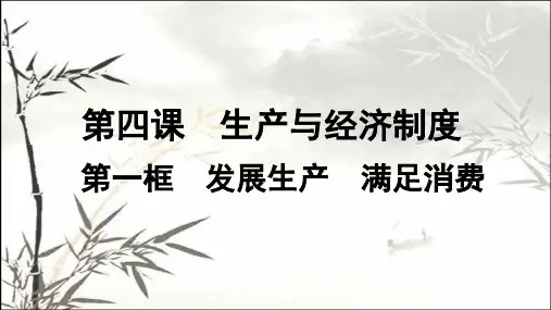 生产与经济制度 PPT课件