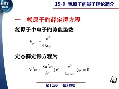 氢原子的量子理论简介